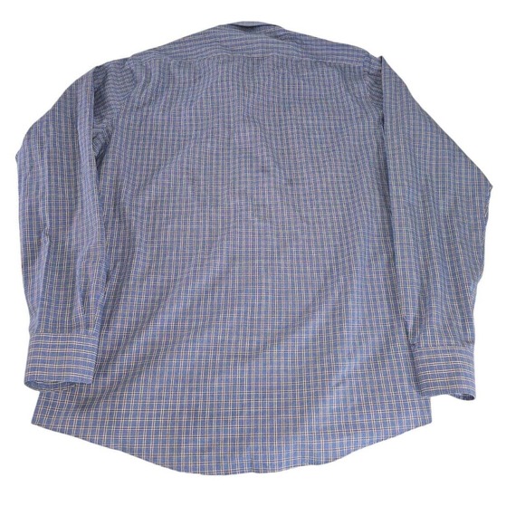 Buttoned Down Brand Mens Button Down Shirt Size 37 Slim Long Sleeve Plaid Cotton - Picture 2 of 10
